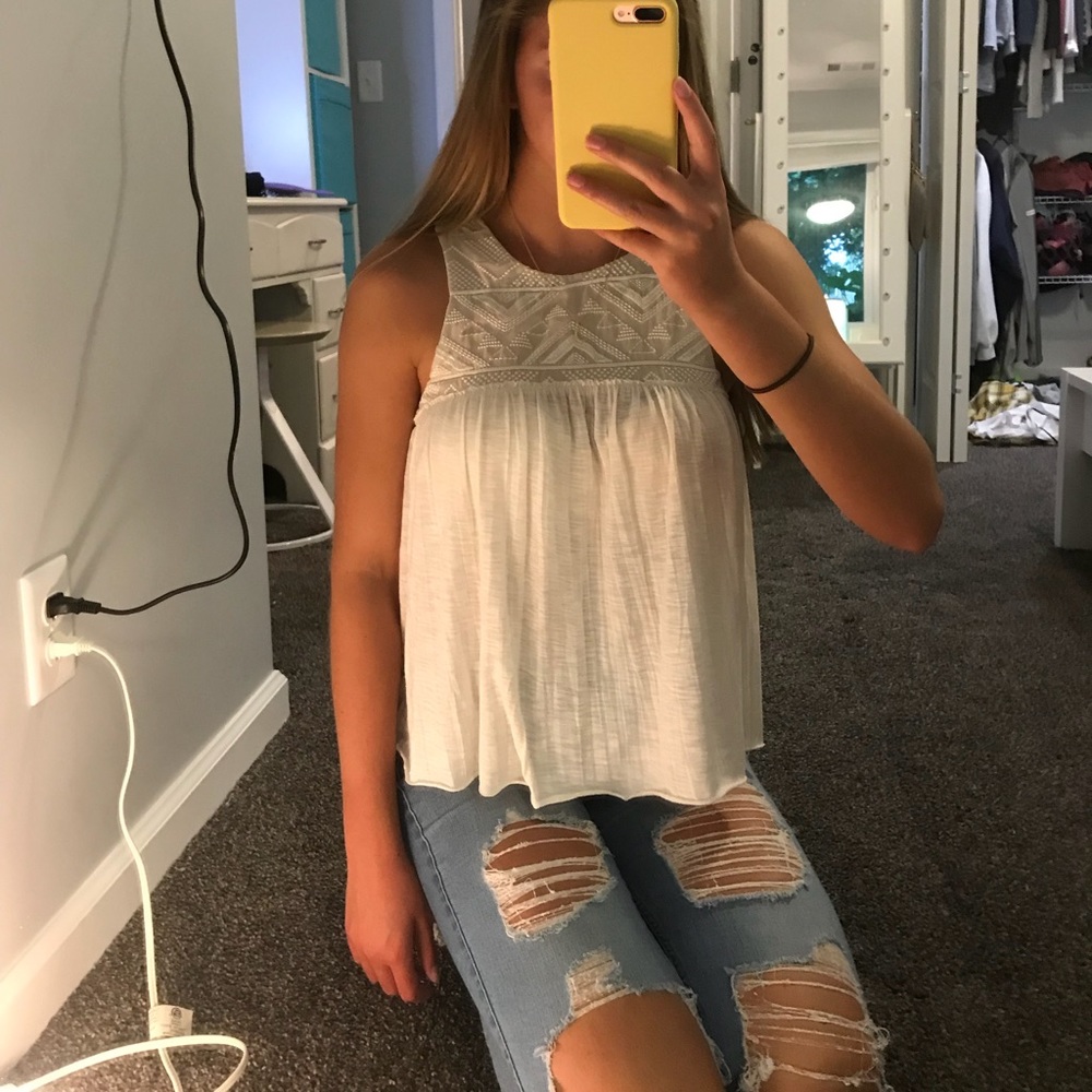 American early flowy tank top